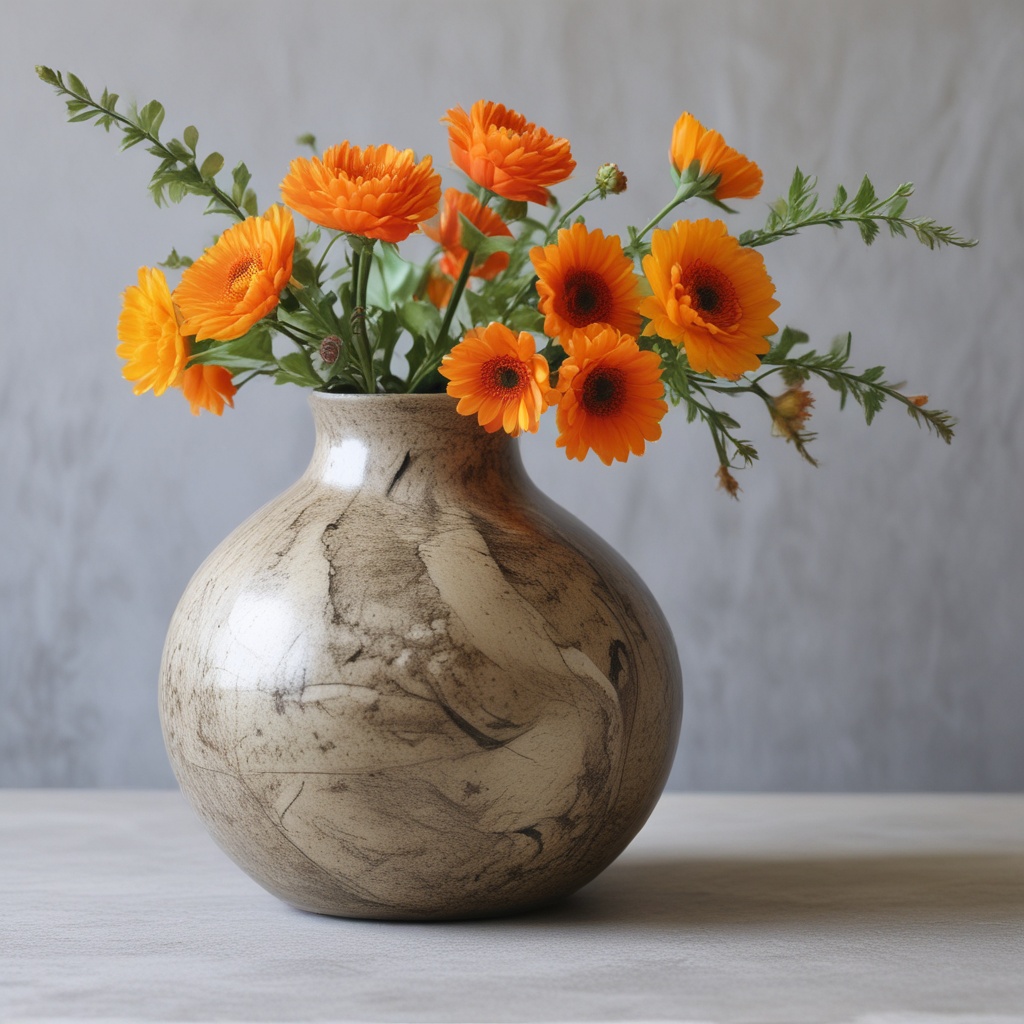 Unique handcrafted vase